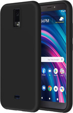 BLU View 3 B140DL TPU Soft Silicone Shockproof Phone Case with Microfiber Lining