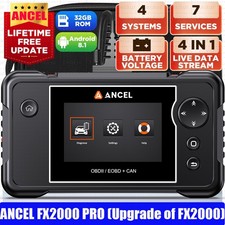 ANCEL FX2000 PRO OBD2 Scanner Diagnostic Tool...