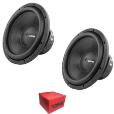 Pair of 12" 3000 Watts Dual Voice Coil 4 Ohm Subwoofers ZR12.4D DS18