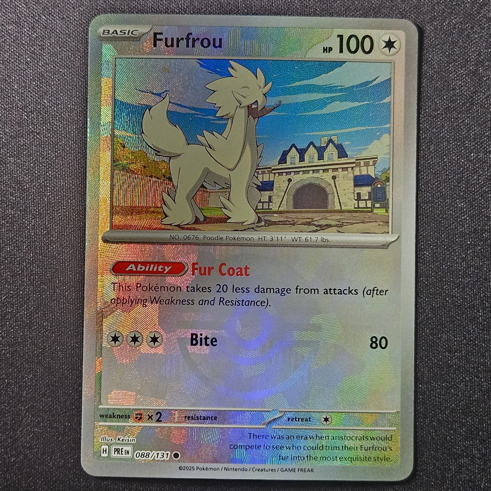 Furfrou (Poke Ball Pattern) - Common - SV: Prismatic Evolutions #088/131 - NM