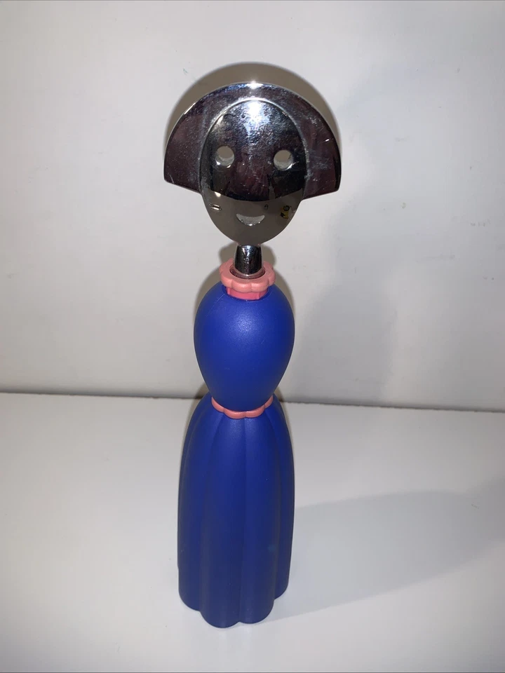 Molino de pimienta vintage AZUL Alessi Anna G diseño Alessandro Mendini hecho en Italia Foto 3 de 4