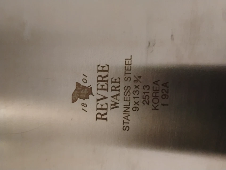 Винтажный лист для печенья Revere Ware 14,5 дюйма на 9,5 дюйма - Изображение 3 из 4