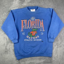 VTG Florida Gators Sweatshirt Mens Large Crewneck 90s USA Blue Strong Pullover