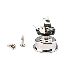 2X(6.35mm 1/4inch Stereo Output Socket GT44 for  Electric Guitar Parts D6E2)