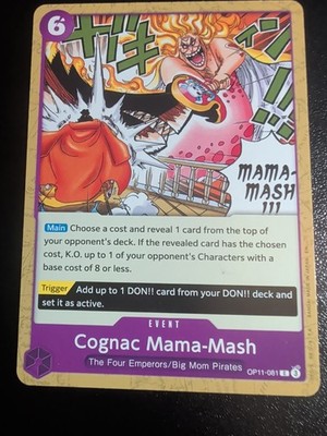 Cognac Mama-Mash OP11-081 A Fist of Divine Speed Regular
