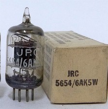 JRC 5654/6AK5W TUBE RCA TESTED  BOXED VINTAGE GOVERNMENT SURPLUS