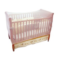 Jeep Crib Mosquito Net - Universal Baby Crib Netting - White Insect Canopy