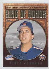 2008 Topps Update Ring of Honor 1986 New York Mets Davey Johnson #MRH-DJ 0a1