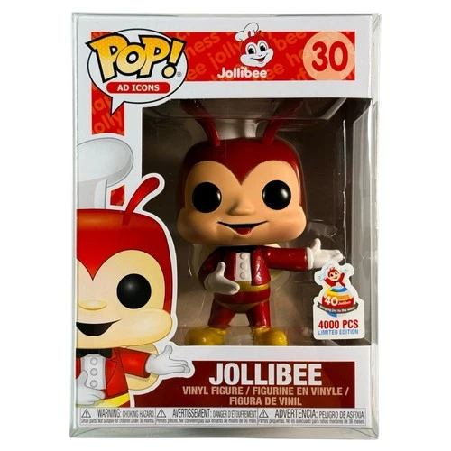 Funko Pop Jollibee #30 Ad Icons Jollibee Exclusive Vaulted Rare Vinyl VHTF