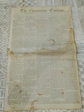 VINTAGE Oct 13 1800 The Connecticut Courant Newspaper Hartford Historic Paper