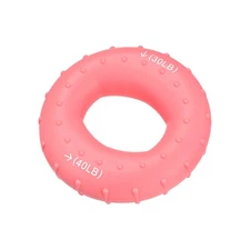 30 - 40 Lbs Hand Grip Strengthener Hand Grip Ring for Strength Training Pink