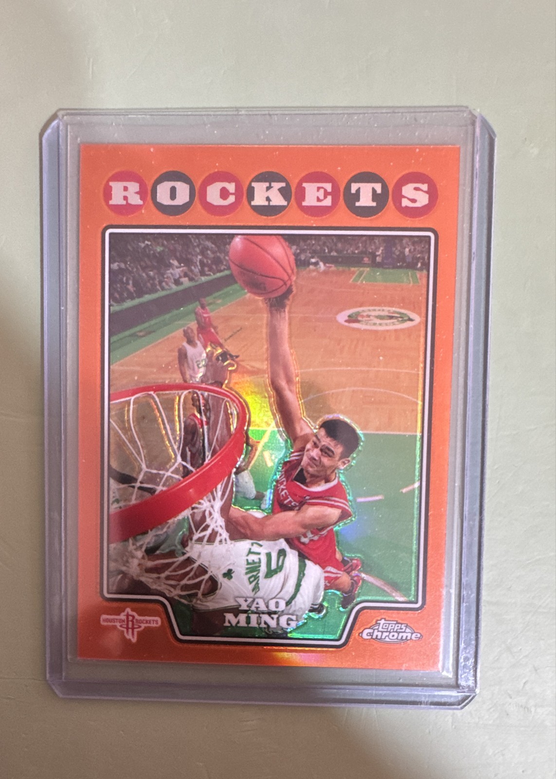 2008-09 Topps Chrome - Yao Ming #11 Orange Refractor /499