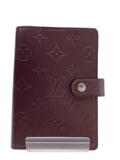 LOUIS VUITTON Leather Planner Cover BRD Women's Agenda PM