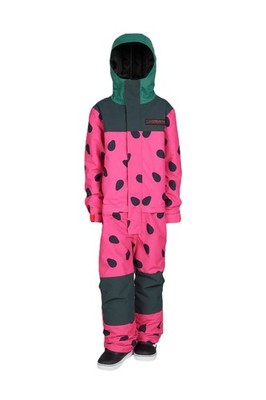 Airblaster Youth Freedom Suit Kid's Bodysuit, Watermelon, X-Large