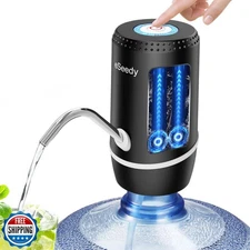 Water Pump for 5 Gallon Bottle, USB Charging Automatic Water Dispenser with R