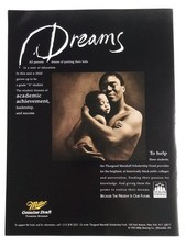 Miller Genuine Draft Magazine Ad Dreams Thurgood Marshall Fund 1995