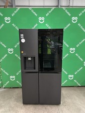 LG American Fridge Freezer Frost Free Black D E Rated GSXE90EVDD #LF121203