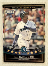 Ken Griffey sega card gen MLB 2010 Seattle Mariners American League