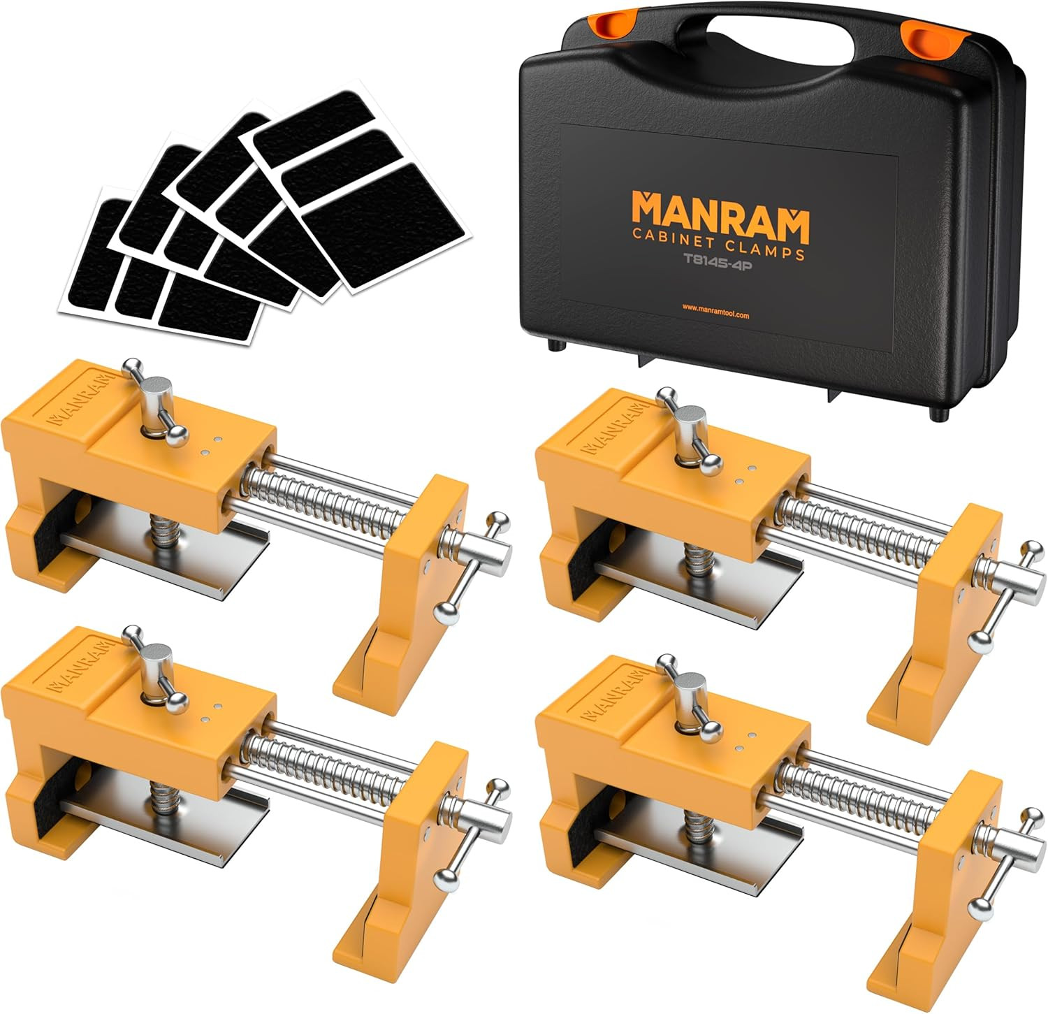 Cabinet Clamps with Protective Case, Cabinets Installation Clamps, Face Frame Cl