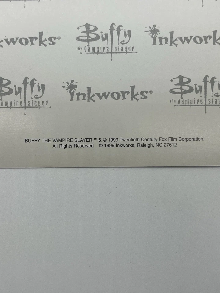 Juego completo de tarjetas fotográficas oficiales InkWorks BUFFY the Vampire Slayer 1999 (54) Foto 3 de 4