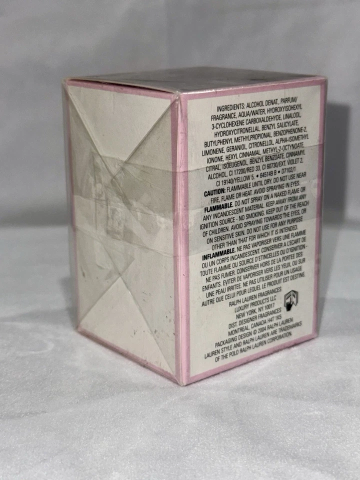 Ralph Lauren 风格淡香精喷雾 2004 复古 75 毫升 2.5 盎司密封盒 — 第 2/4 张图片