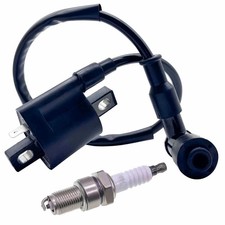 Ignition Coil and Spark Plug for 50cc 90cc 110cc 125cc 150cc 200cc 250cc ATV