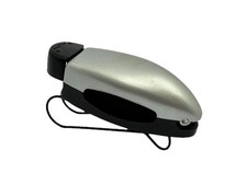 Silver Black Colored Auto-Visor Clip Holder For Sunglasses Or Eyeglasses