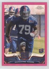 2013 Topps Chrome BCA Pink Refractor 31/399 Damontre Moore #190 mp7