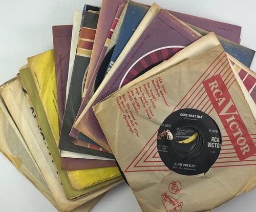 Elvis Presley 45 rpm RCA Gold Series Records Lot 20 Hits and More