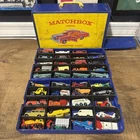Vintage 1960's Matchbox Cars-LESNEY Collection & Carrying Case 40 Cars 🔥🔥🔥