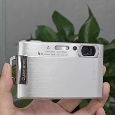 Sony Cyber-shot DSC-T200 Silver 8.1MP Compact Digital Camera 5x Optical Zoom