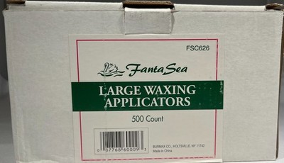 FantaSea Large Waxing Applicators, 500 Count - FSC626 - (DAMAGED BOX)