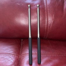 Telescopic Teachers Pointer Hand Pointer Extendable 29.5 Inch Black 2 Pcs