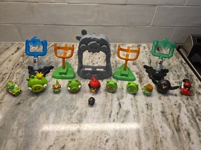 Lot of Angry Birds Pigs Fling Game Figures Parts Replacement & Other Pieces