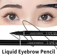 Waterproof Liquid Eyebrow Pen Ultra Fine Natural Eyeliner Lying Silkworm Pen Las