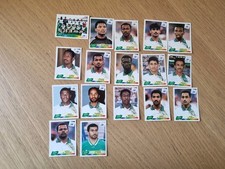 Panini★ Mistrzostwa Świata 1998 wc 98★Team kompletny Arabia Saudyjska kompletny zestaw Czarny tył 