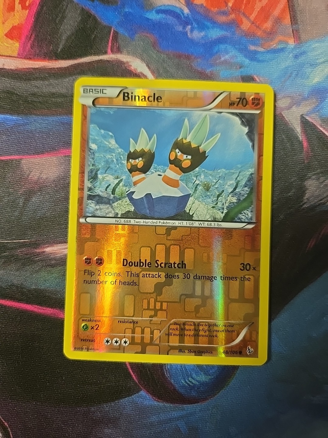 Binacle Reverse Holo Common XY - Flashfire 48/106
