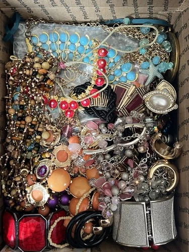 Huge Lot of Vintage Costume Jewelry (12.9 pounds )all Wearable No Broken Junk #2