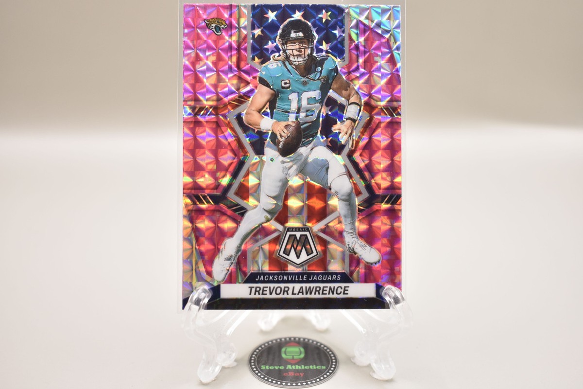 Trevor Lawrence Jaguars 2022 Panini Mosaic National Pride Pink
