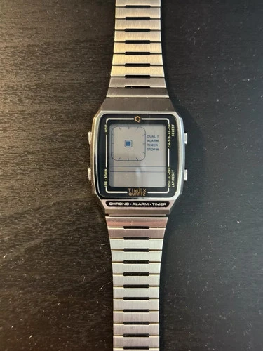 VINTAGE TIMEX DIGITAL ANALOG  ALARM CHRONO MEN WATCH