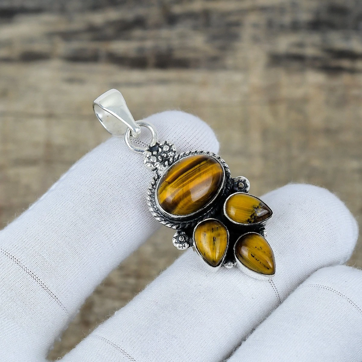 Crafans 300 Perline Rotonde In Legno Naturale E Pietra Lavica - Foto 9