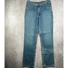 Carhartt Holter Relaxed Fit Jeans Mens Size 34X36 Blue Medium Wash Denim Work