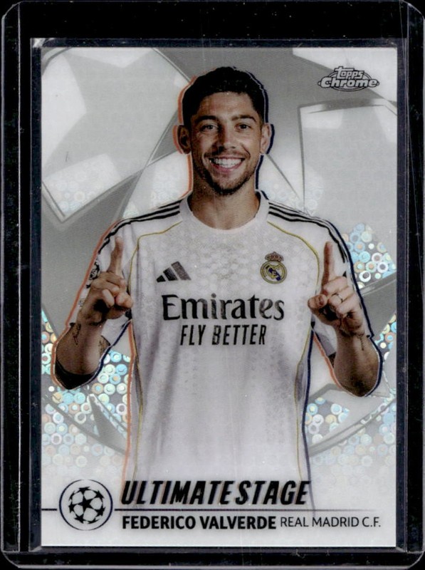 2025-26 Topps UEFA Federico Valverde Ultimate Stage Chrome #US-27 Real Madrid