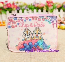 Chip ‘n Dale and Berries ID Cardholder Coin Purse Keychain Wallet