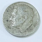 1953 D Roosevelt 10c Dime 90% Silver Circulated Coin #7792