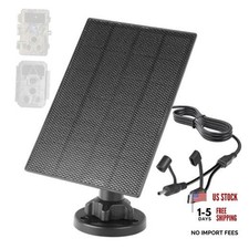 Trail Camera Solar Panel with Battery 4000mAh 3W Hunting Solar Charge  DC