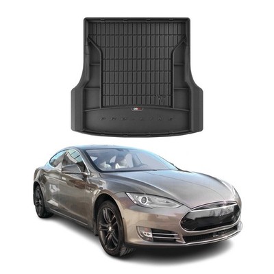 OMAC Premium Cargo Mats Liner for Tesla Model S 2012-2024 All-Weather Heavy Duty