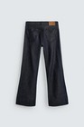 NWT ZARA Mens Sz 34 Indigo Flare Jeans X Harry Lambert Mickey Patches Disney — photo 1