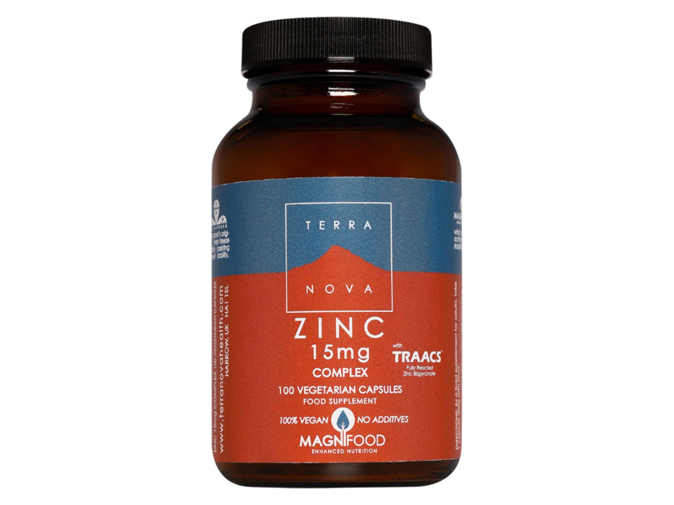 Terranova Zinc 15Mg Complex 100Caps - Image 3