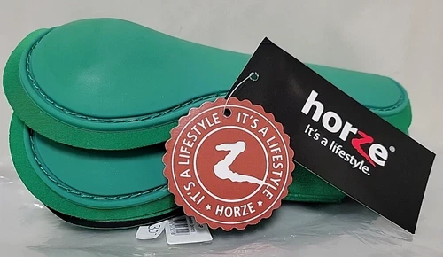 Horze Spirit Plastic Horse Tendon Boots 19415-JBGR-P 7.48" Bright Green Equine